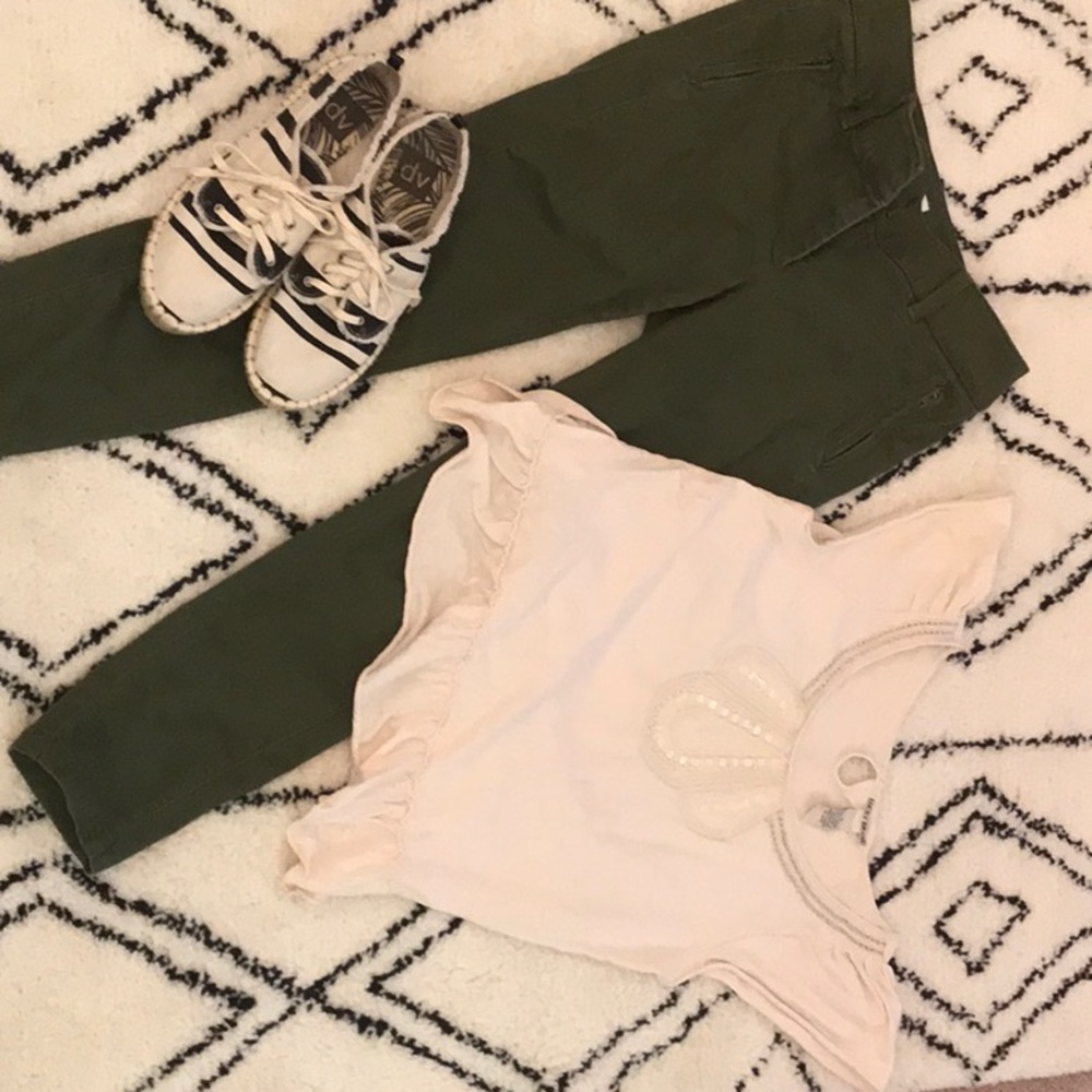 Lucky cream tee